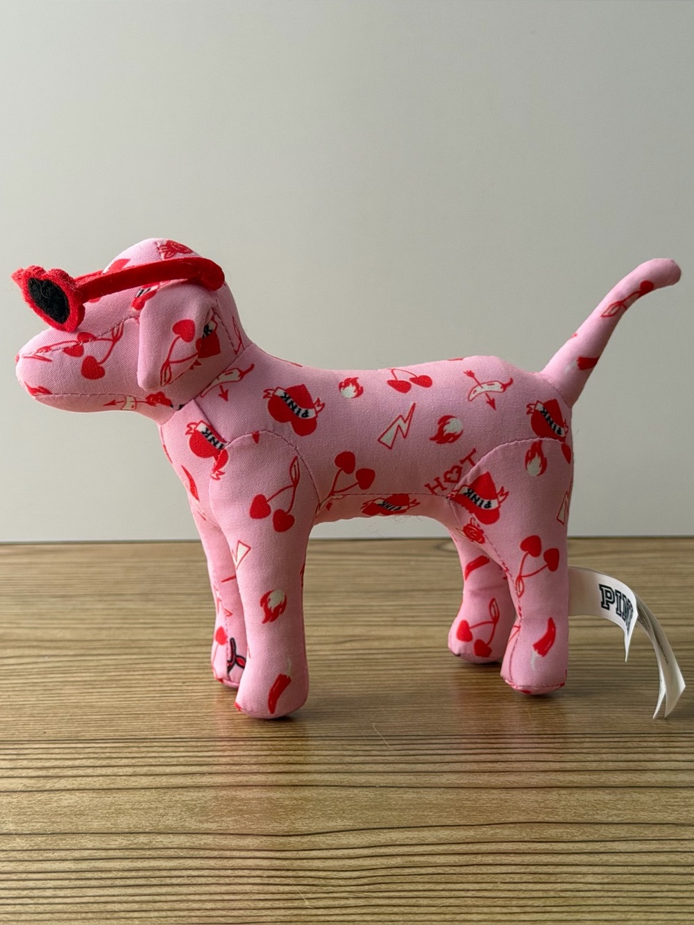 Victoria's Secret VS PINK Valentine's Day 2025 Limited Edition Mini Dog 5” Plush